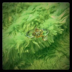 Adjustable Crown Diamond Ring